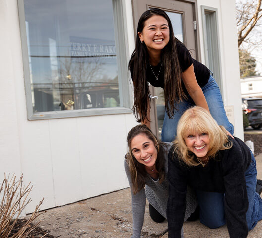 Doctor Rakowsky and his Doylestown dental team