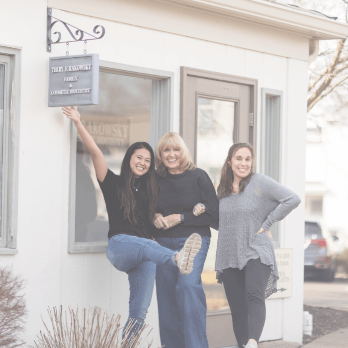 Terry F Rakowsky D M D dental office sign