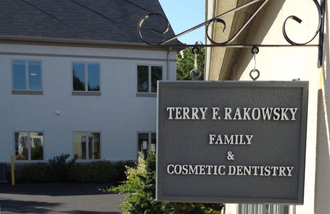 Terry F Rakowsky DMD dental office sign
