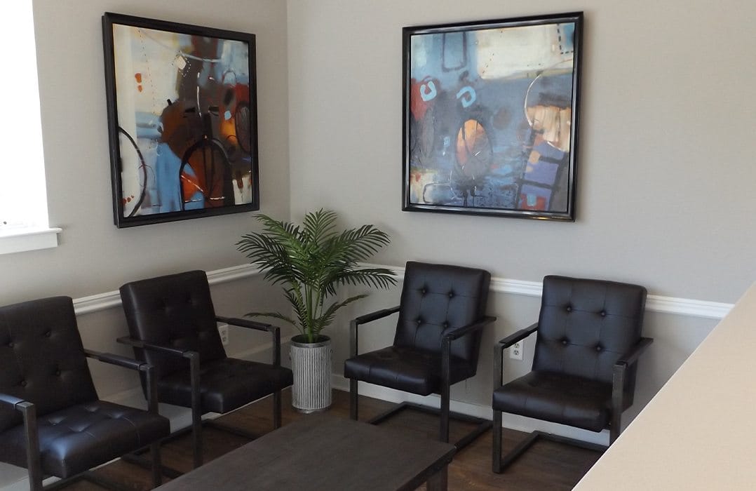 Dental office waiting room