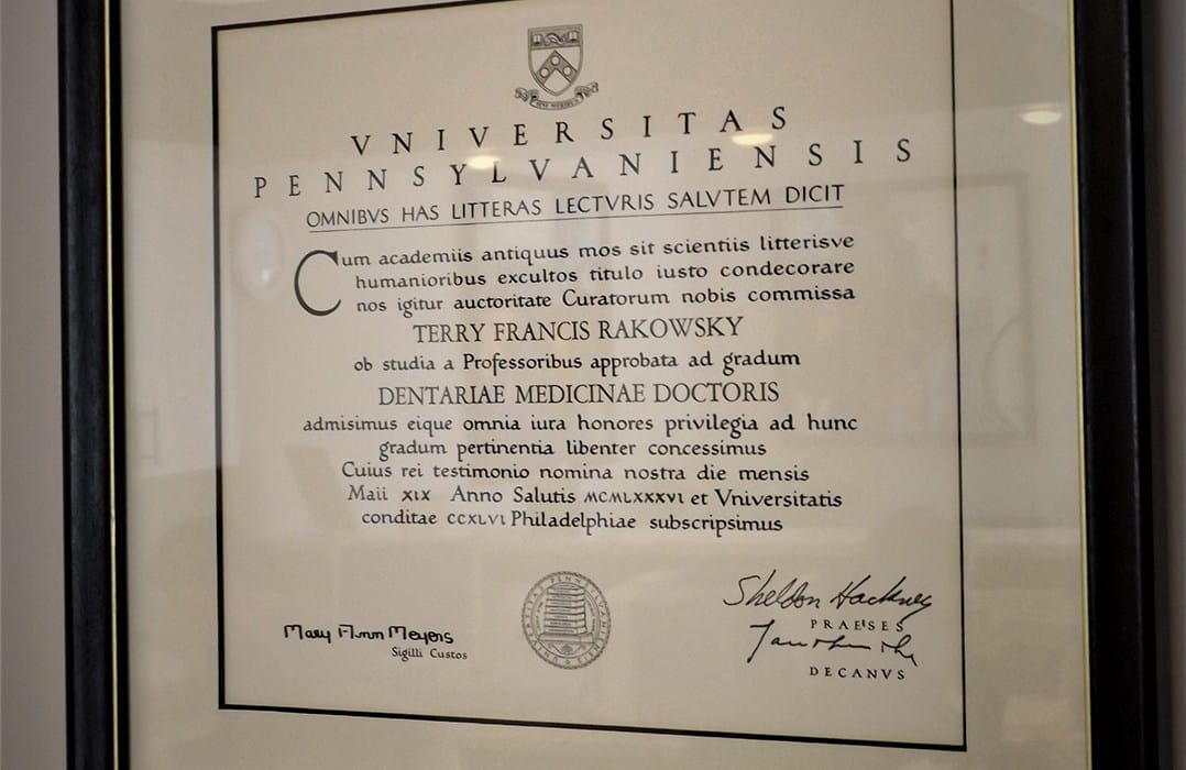 Doctor Rakowksy's Diploma