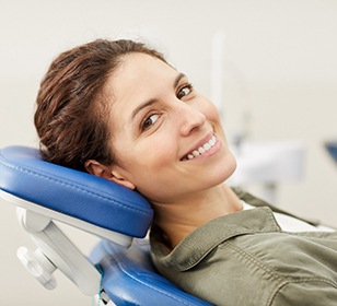 patient smiling after teeth whitening in Doylestown 